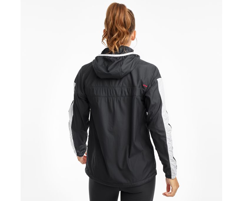 Saucony Packaway Women's Jackets Black | Canada 272SGLO